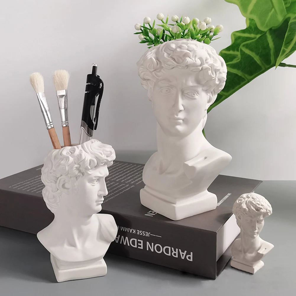 David-Statue Stifthalter – Kunst & Funktion für Ihren Schreibtisch!