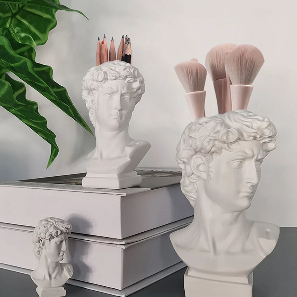 David-Statue Stifthalter – Kunst & Funktion für Ihren Schreibtisch!