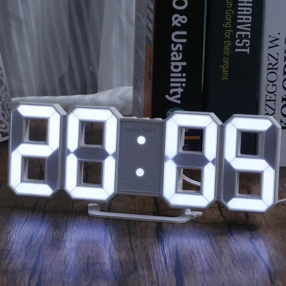 Digitale LED- Tisch-/Wanduhr für Büros und Besprechungsräume
