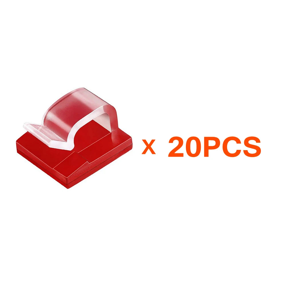 Selbstklebende Kabelclips – Die perfekte Ordnungslösung für Ihre Kabel!