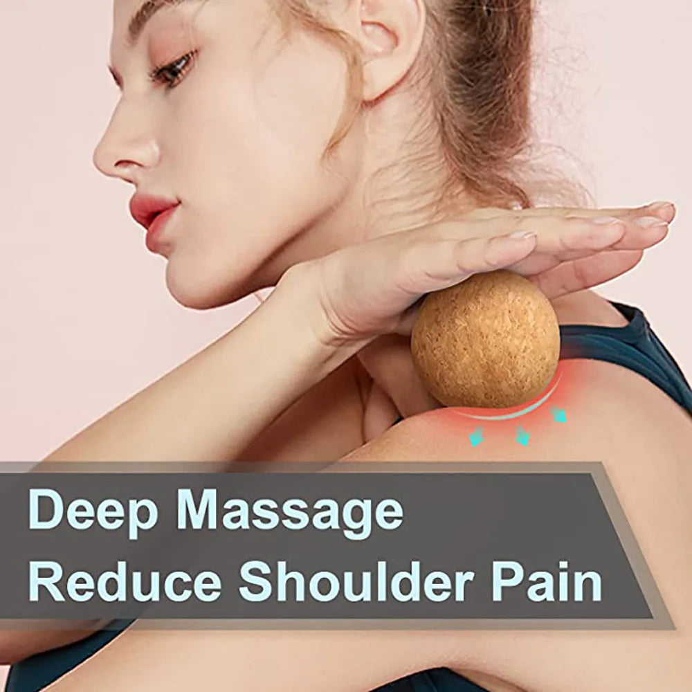 Natürlicher Kork-Massageball Set – Nachhaltige Muskelentspannung für das Büro