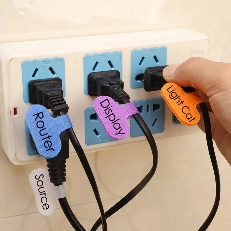 Selbstklebende Kabel-Etiketten – praktisch & wiederverwendbar