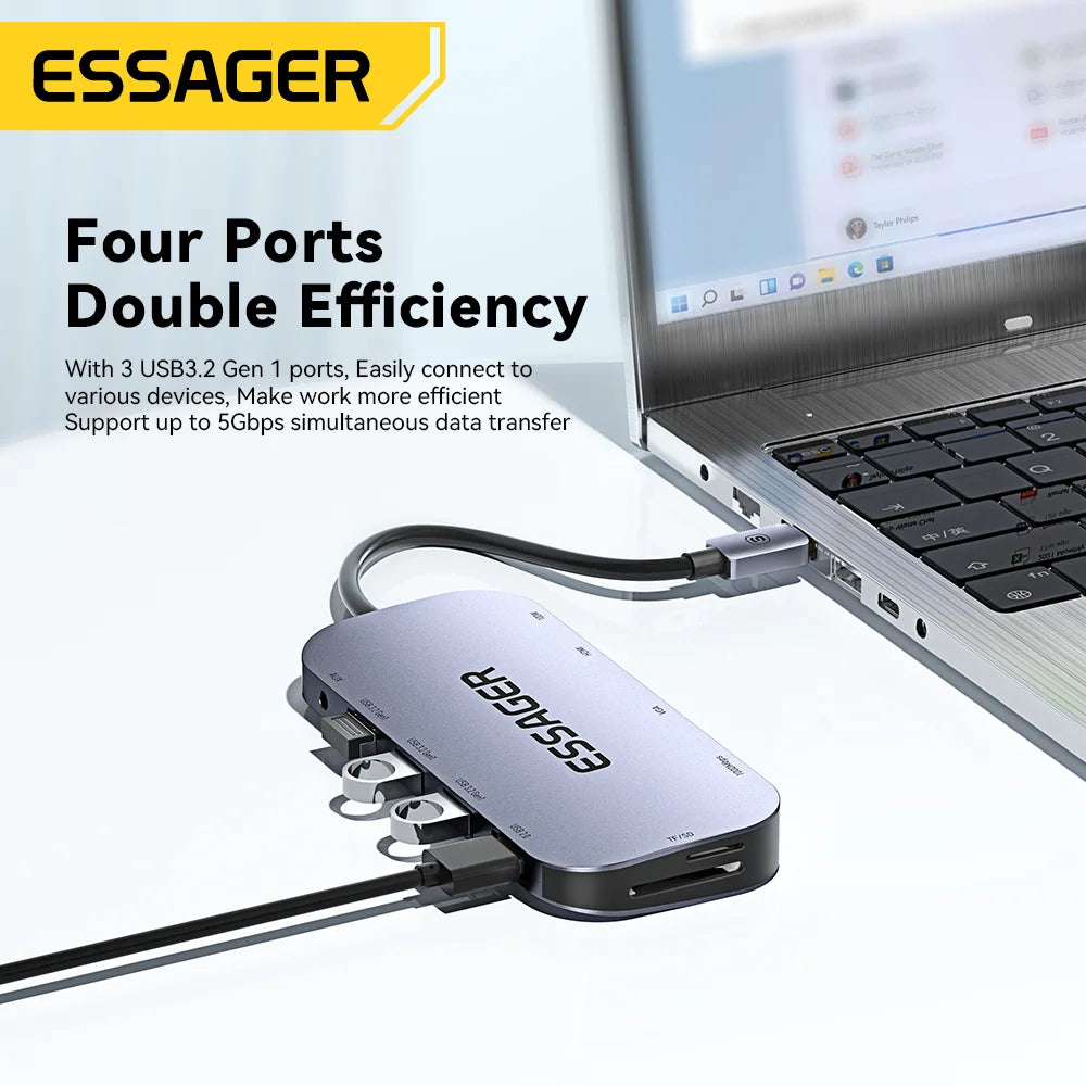 11-in-1 USB-C Docking Station – Premium-Erweiterung für MacBook & mehr