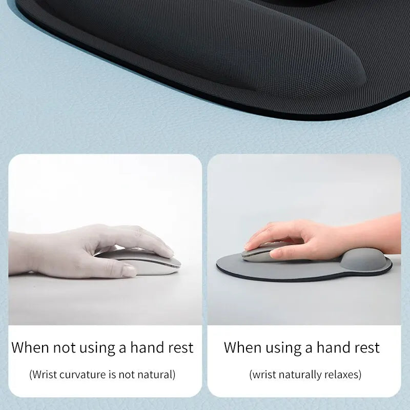 Ergonomisches Mauspad mit Handgelenkstütze für Büroangestellte