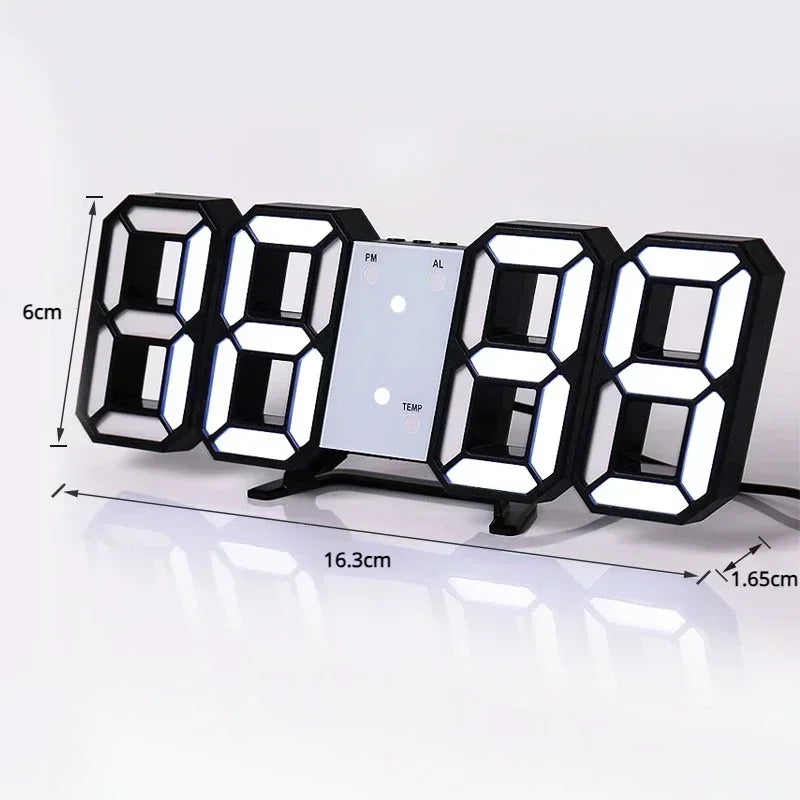 Digitale LED- Tisch-/Wanduhr für Büros und Besprechungsräume