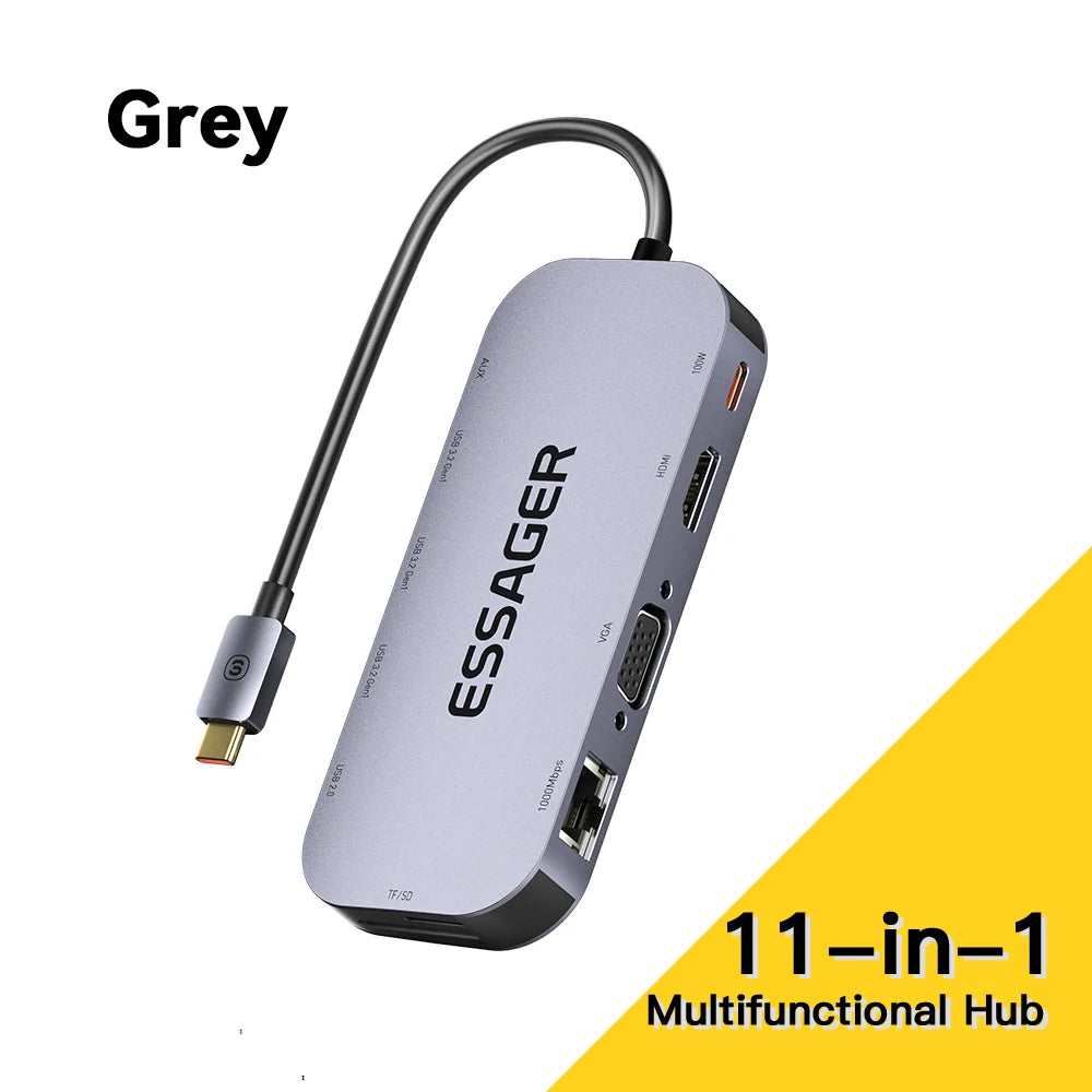 11-in-1 USB-C Docking Station – Premium-Erweiterung für MacBook & mehr