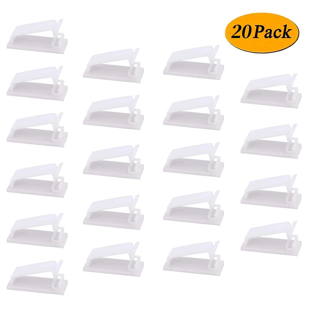Selbstklebende Kabelclips – Die perfekte Ordnungslösung für Ihre Kabel!