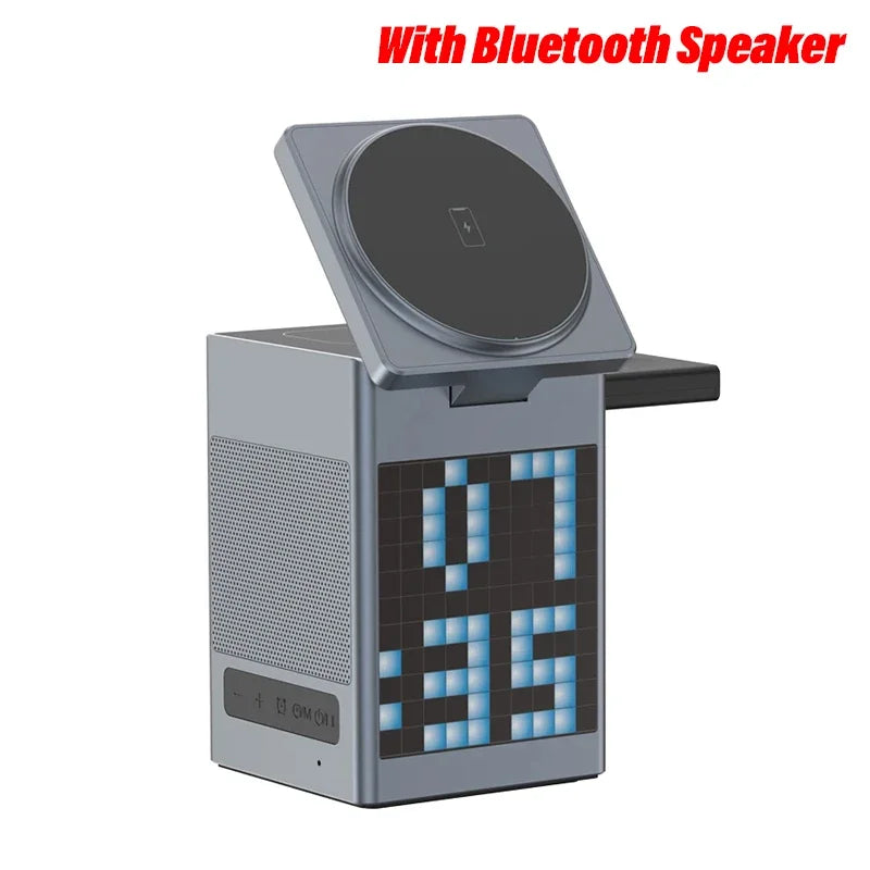 3-in-1 Magnetischer Wireless Charger mit Bluetooth-Lautsprecher