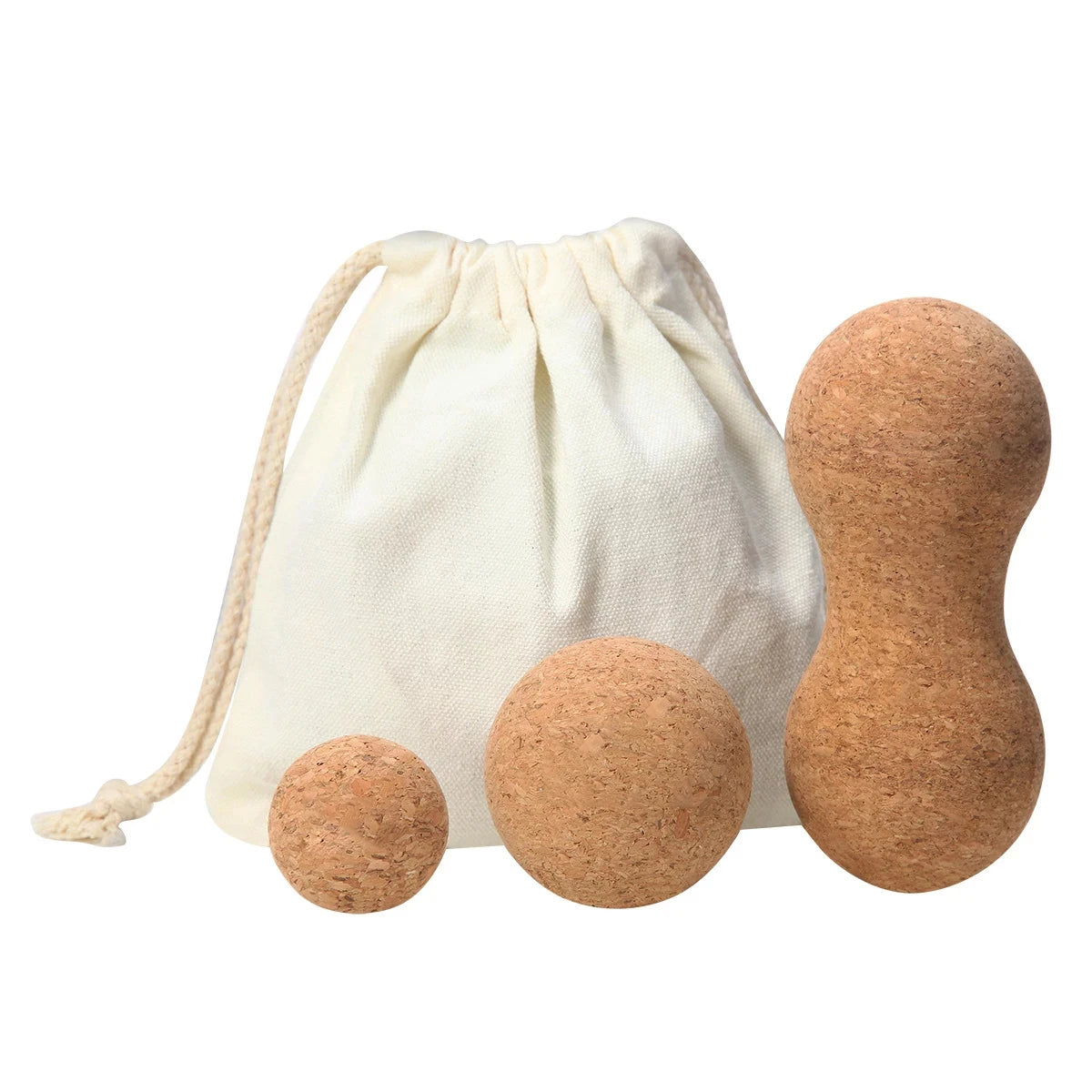 Natürlicher Kork-Massageball Set – Nachhaltige Muskelentspannung für das Büro