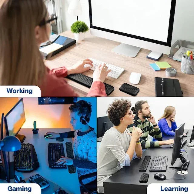 Ergonomische Memory-Foam-Handballenauflage für komfortables Tippen & Schmerzlinderung