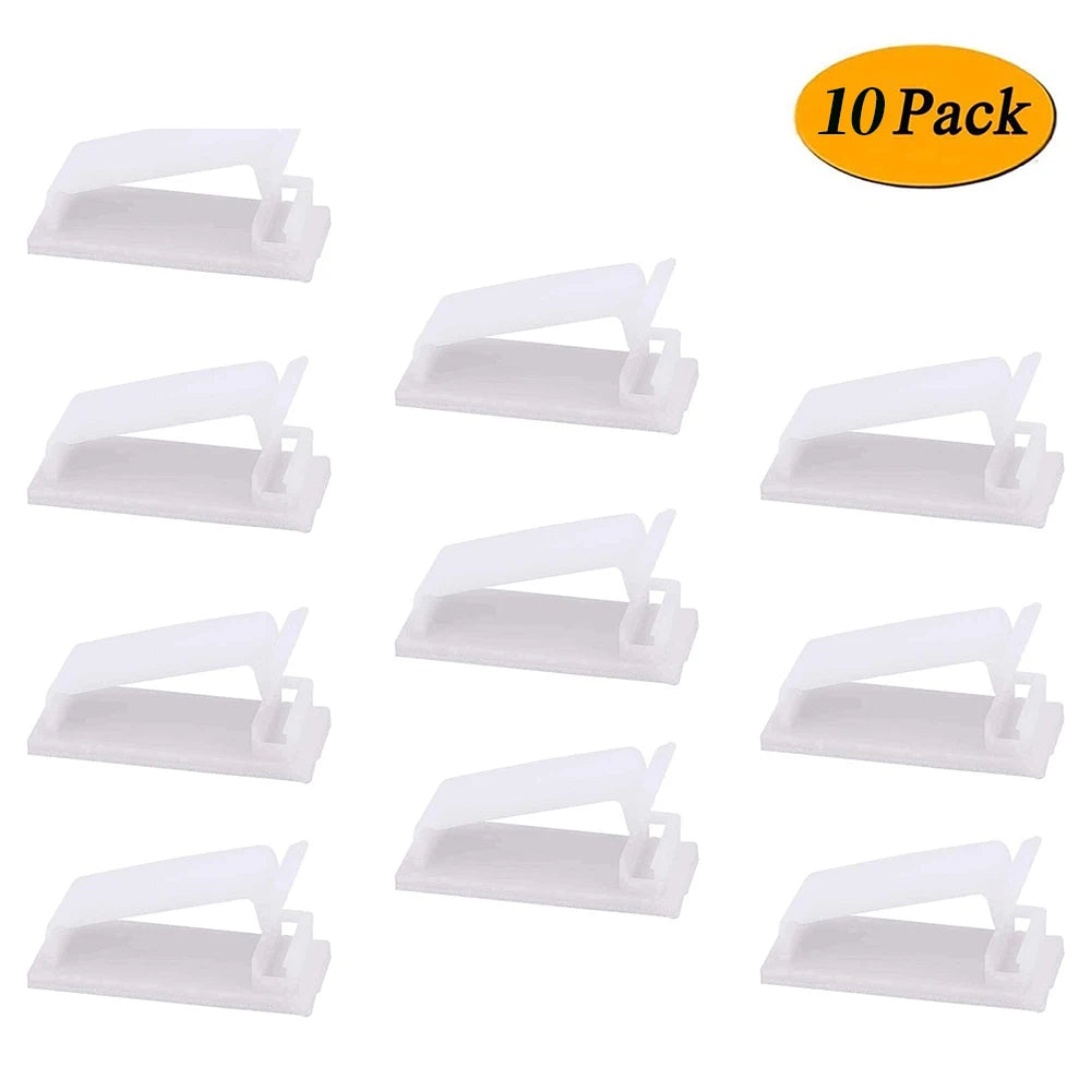 Selbstklebende Kabelclips – Die perfekte Ordnungslösung für Ihre Kabel!
