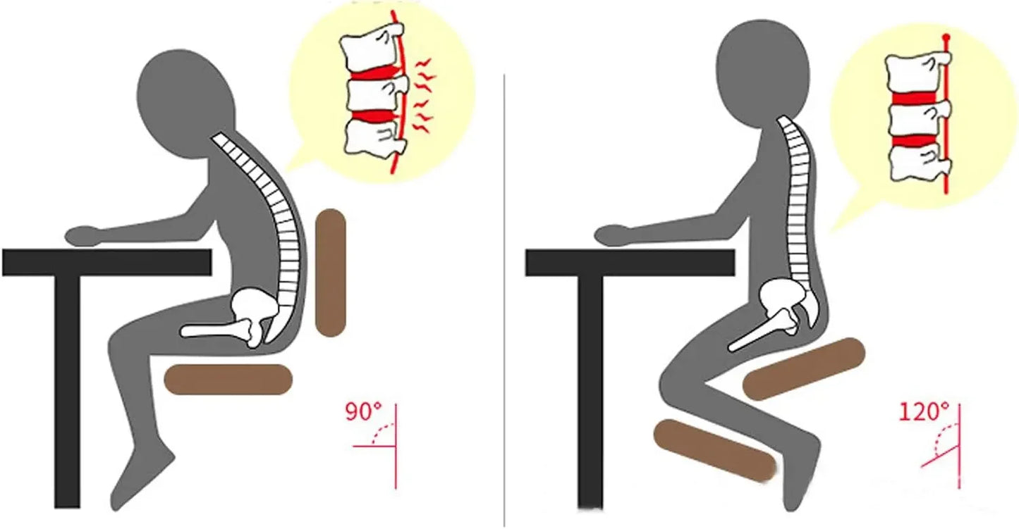 Ergonomischer Kniesitz – Orthopädischer Bürostuhl mit Rollen