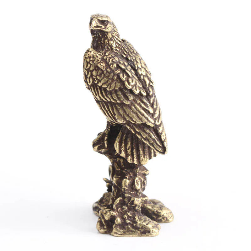 Adler-Ornament aus Kupfer – Vintage-Vogelfigur für Büro- und Home-Office-Dekoration