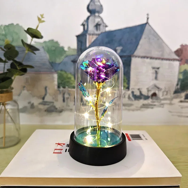 LED-Rosenlampe – Romantische Deko für Ihr Büro