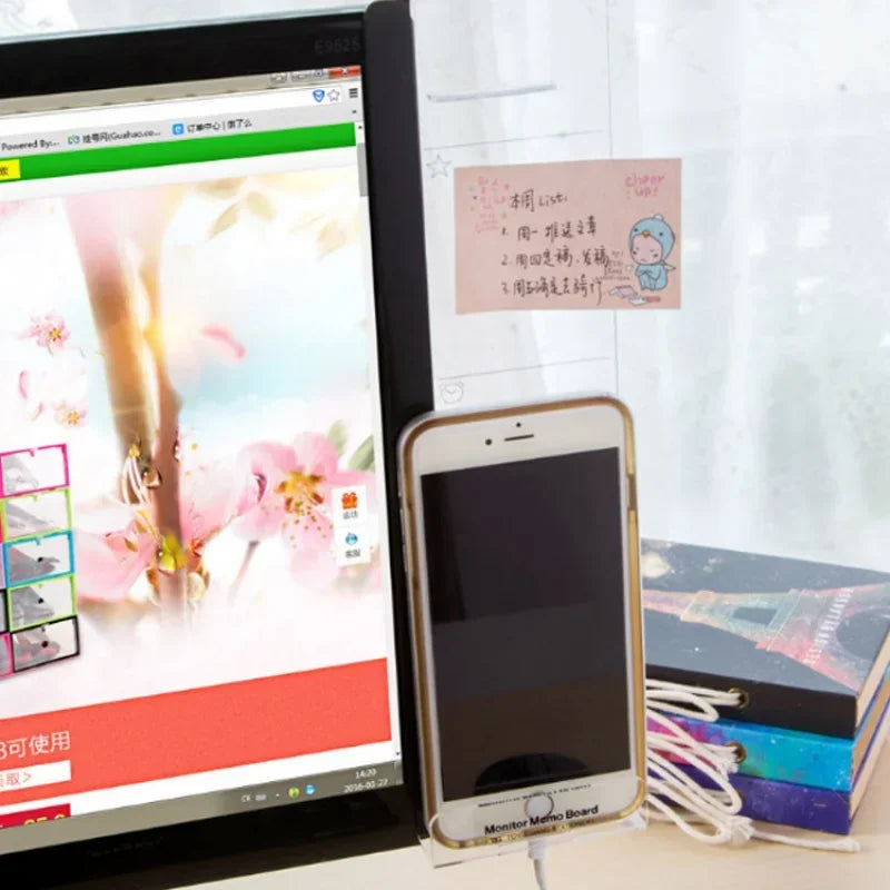 Kreatives Acryl-Monitor-Nachrichten-Memoboard