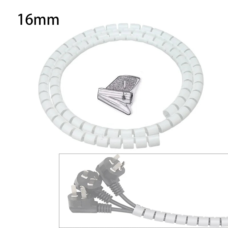 Spiralförmiger Kabelschutz