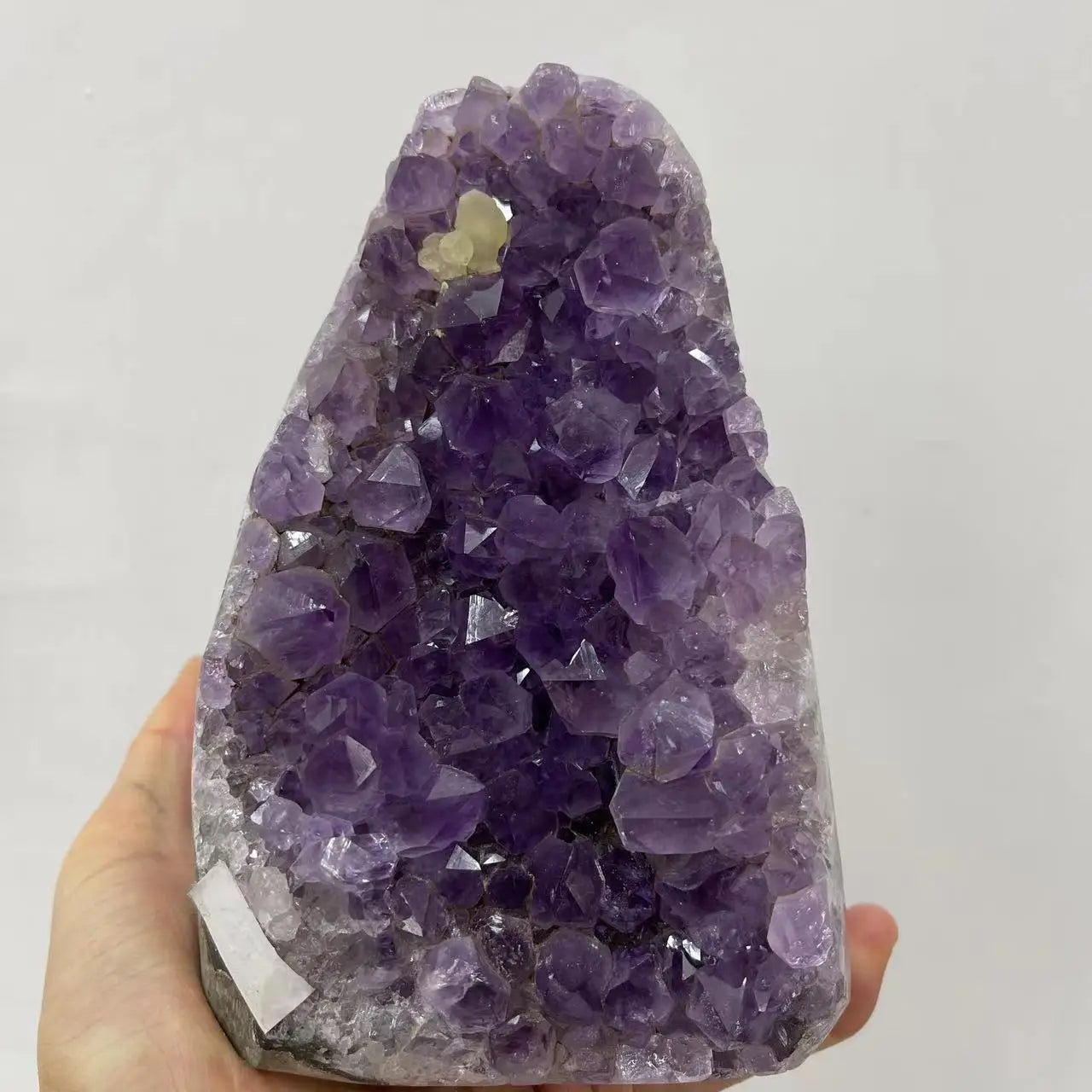 Natürlicher Amethyst-Cluster – Feng Shui Energie-Stein für Büro & Empfangsbereich