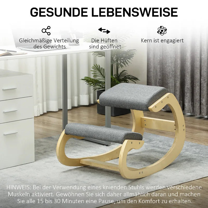 Ergonomischer Kniesitz für Büro & Wohlbefinden