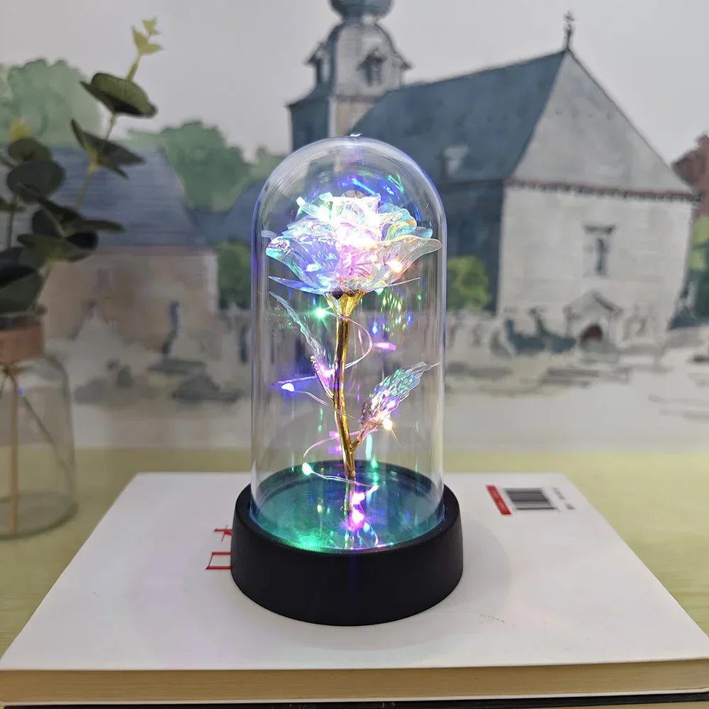 LED-Rosenlampe – Romantische Deko für Ihr Büro