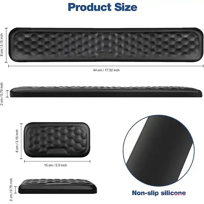 Ergonomische Memory-Foam-Handballenauflage für komfortables Tippen & Schmerzlinderung