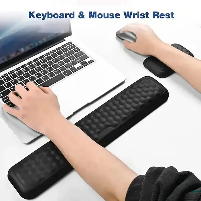 Ergonomische Memory-Foam-Handballenauflage für komfortables Tippen & Schmerzlinderung