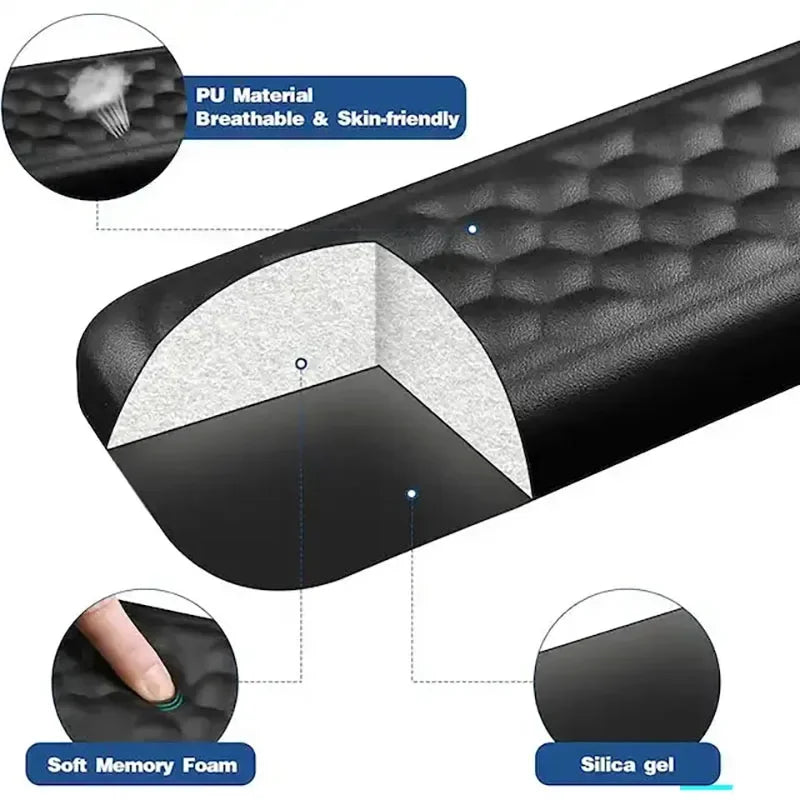 Ergonomische Memory-Foam-Handballenauflage für komfortables Tippen & Schmerzlinderung