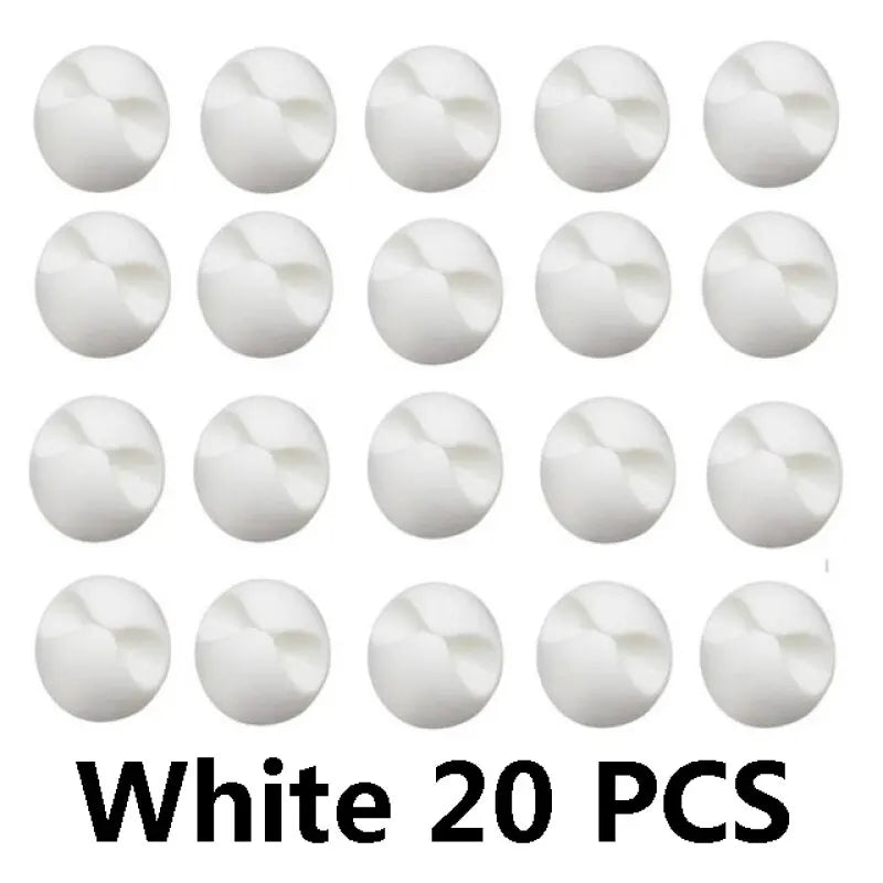 20 Stück Kabelclips – Ordnung für Ihr Kabelmanagement