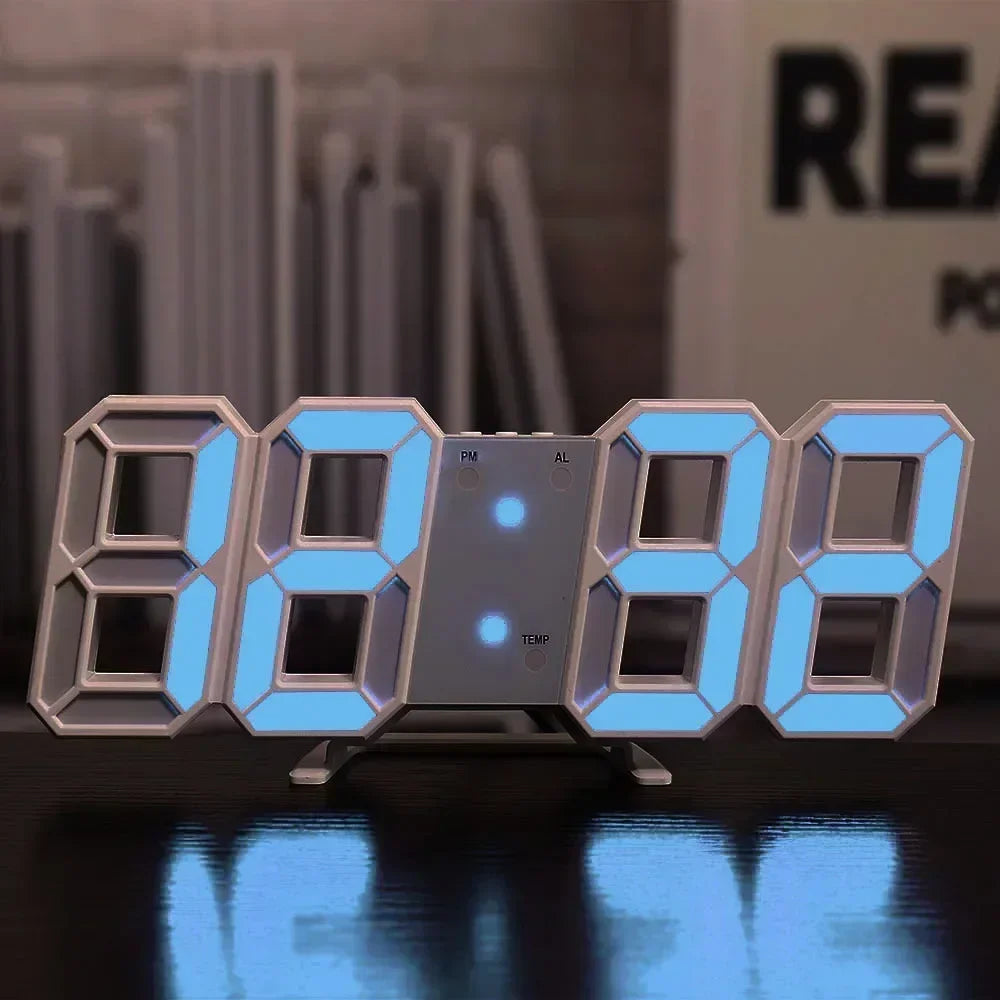 Digitale LED- Tisch-/Wanduhr für Büros und Besprechungsräume