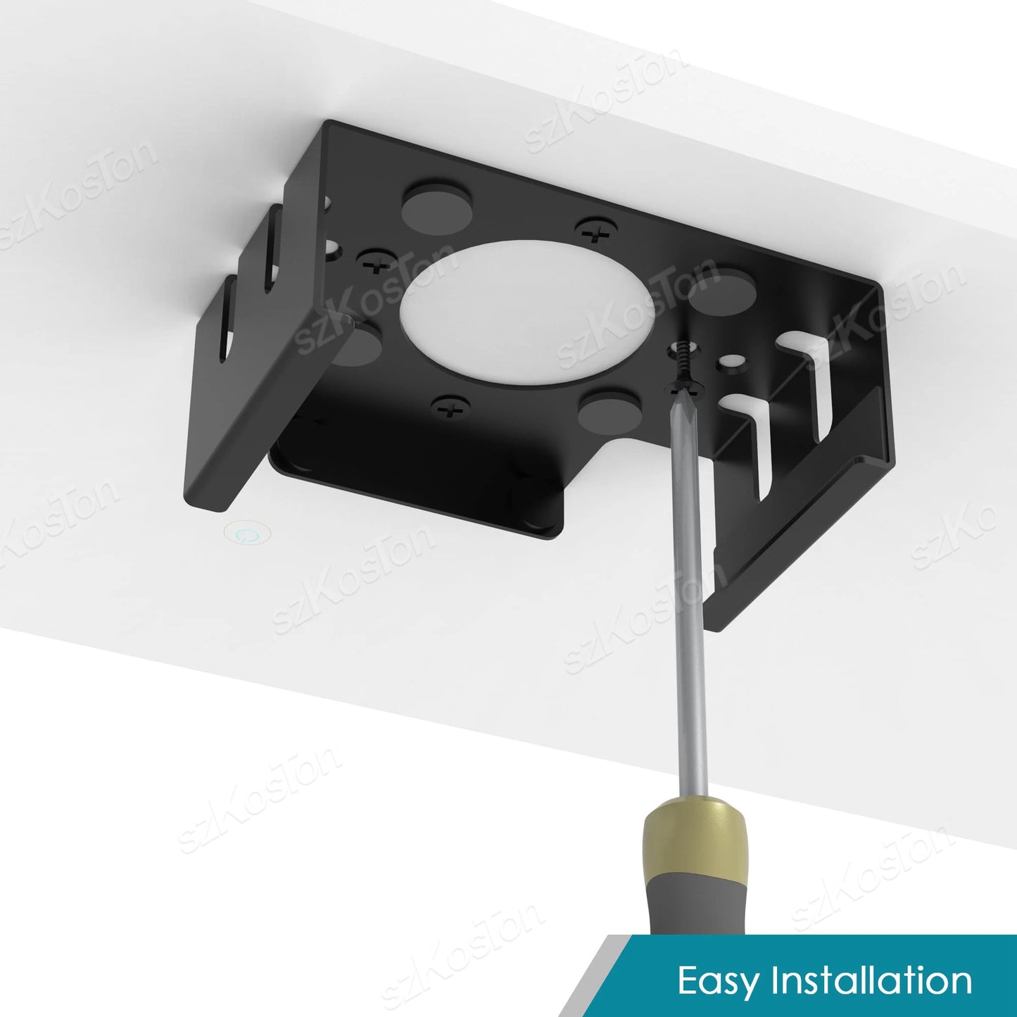 Unter-Schreibtisch-Ständer für den 2024 Mac Mini M4 Desktop-Computer – Metall-Halterung hinter dem Monitor für Mac Mini M4 Pro PC-Zubehör