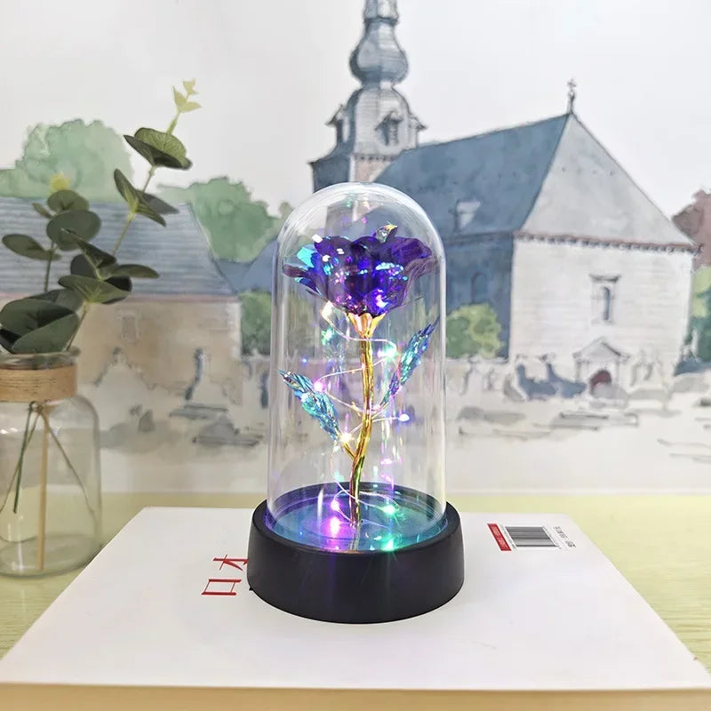 LED-Rosenlampe – Romantische Deko für Ihr Büro