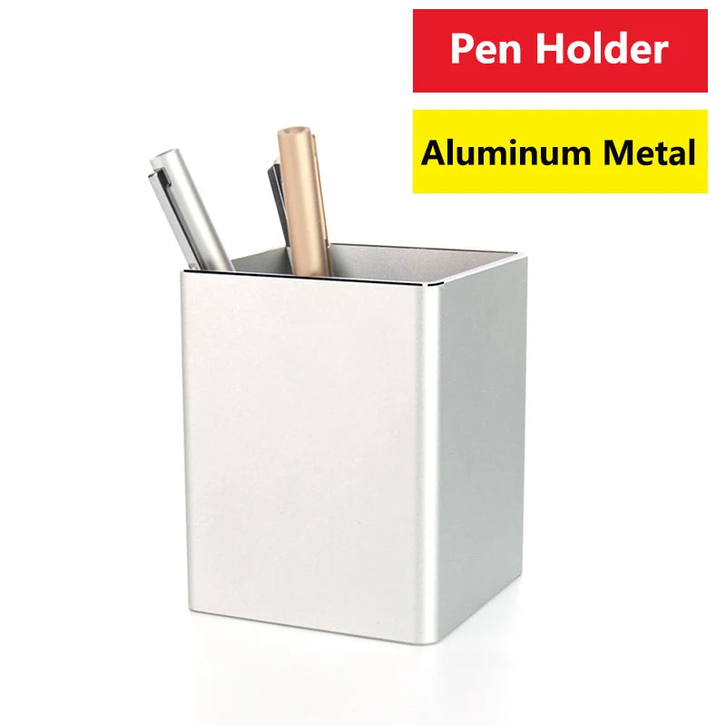 Stiftehalter aus Metall, Schreibtisch-Organizer – Aufbewahrung von Schreibwaren aus Aluminium