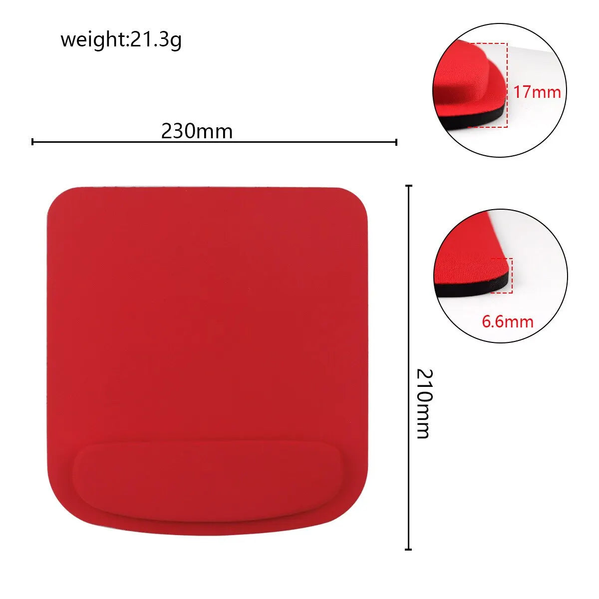 Ergonomisches Mauspad mit Handgelenkstütze für Büroangestellte