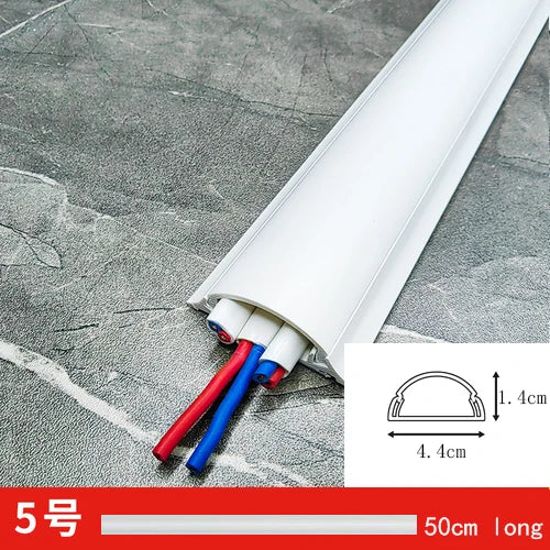 50 cm Kabelverstecker für TV – Wandmontage Kabelabdeckung und Kabelmanagement-Set für Wandmontierte Fernseher