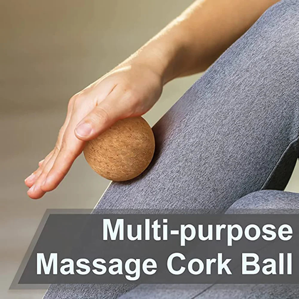 Natürlicher Kork-Massageball Set – Nachhaltige Muskelentspannung für das Büro
