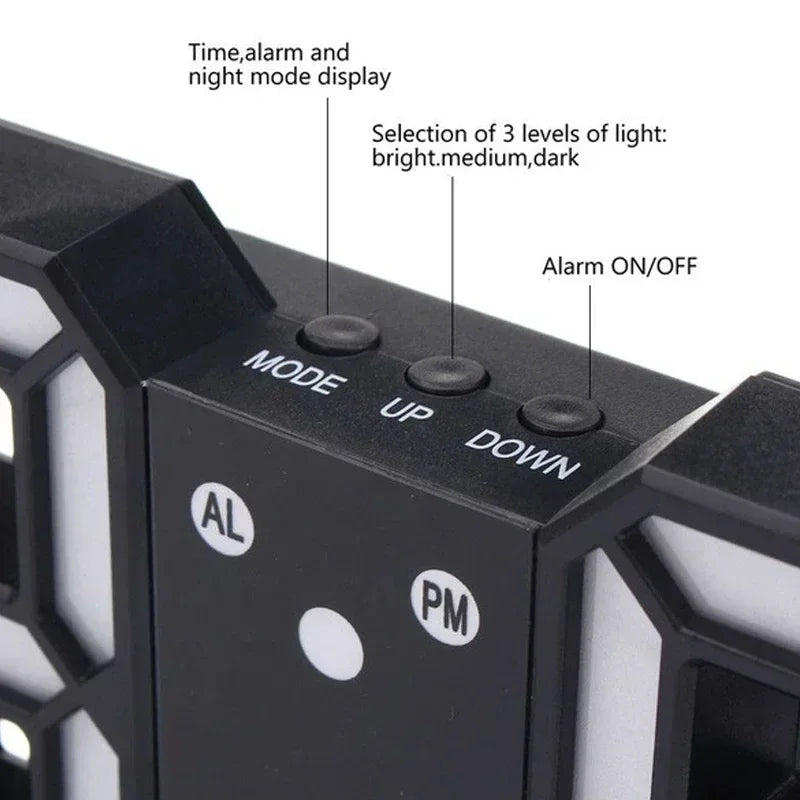 Digitale LED- Tisch-/Wanduhr für Büros und Besprechungsräume