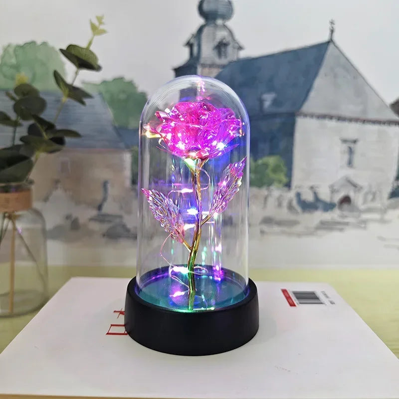 LED-Rosenlampe – Romantische Deko für Ihr Büro