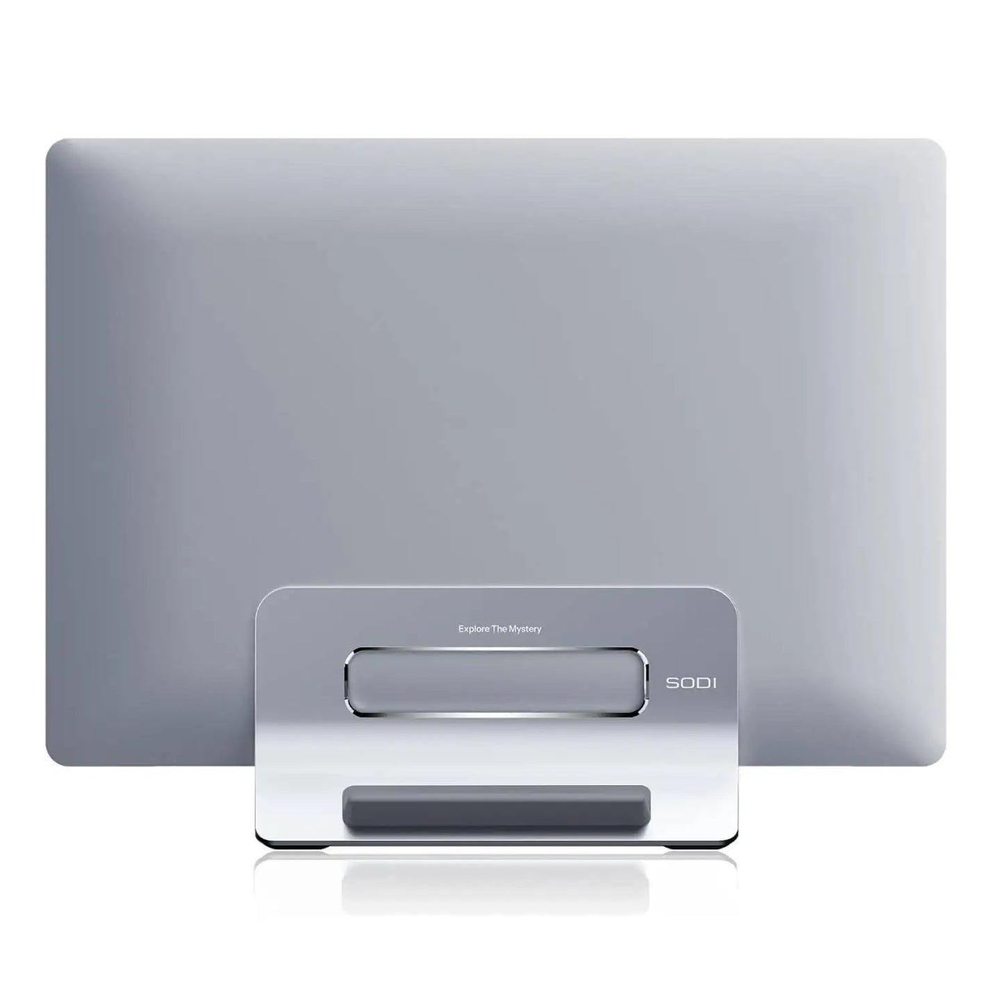 Vertikaler Laptop Ständer für Schreibtisch – Aluminiumkonstruktion