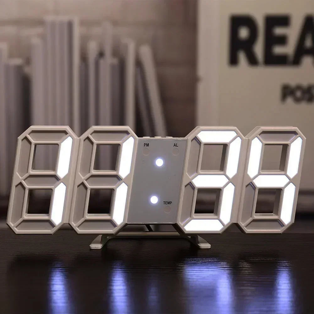 Digitale LED- Tisch-/Wanduhr für Büros und Besprechungsräume