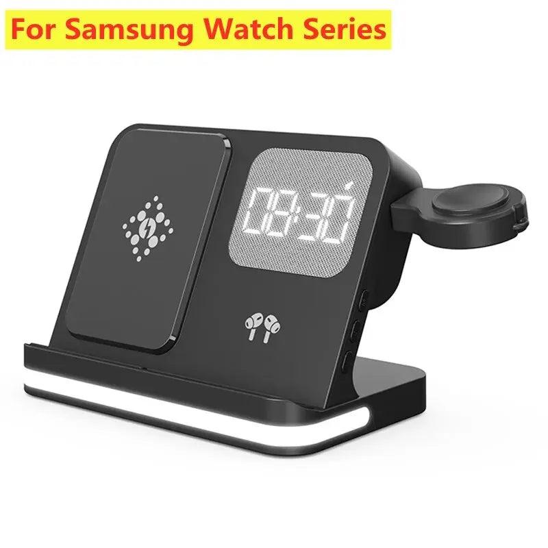 6-in-1 Wireless Charging Station – Das smarte All-in-One-Ladegerät für Ihr Büro!