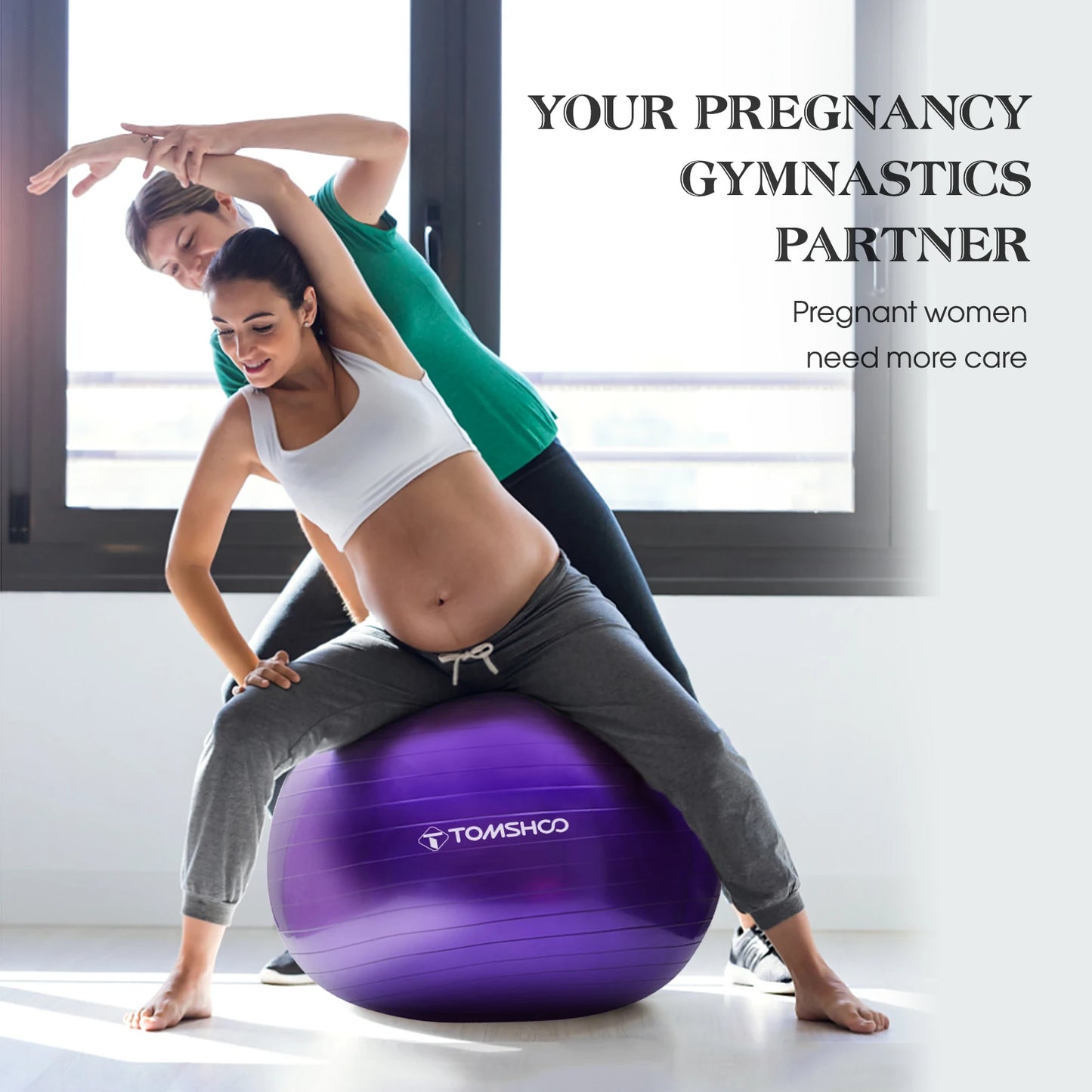 Balance Ball für Büro – Fitness Balance Ball mit Luftpumpe