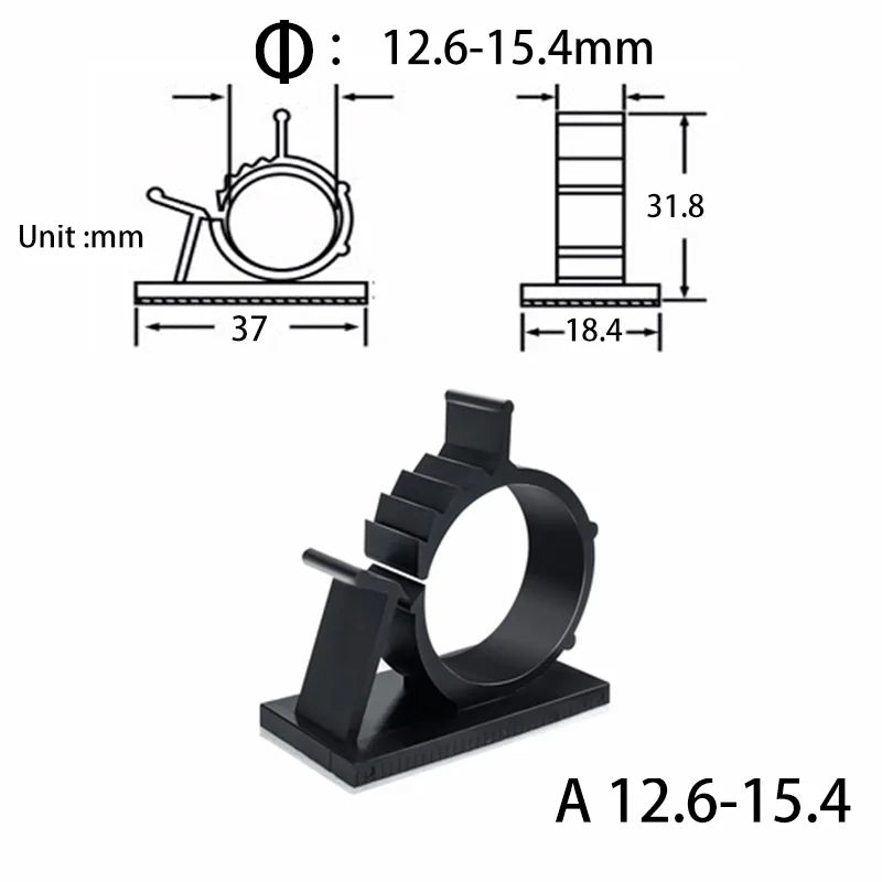 10-teiliges Kabelorganizer-Set – Praktisch & platzsparend