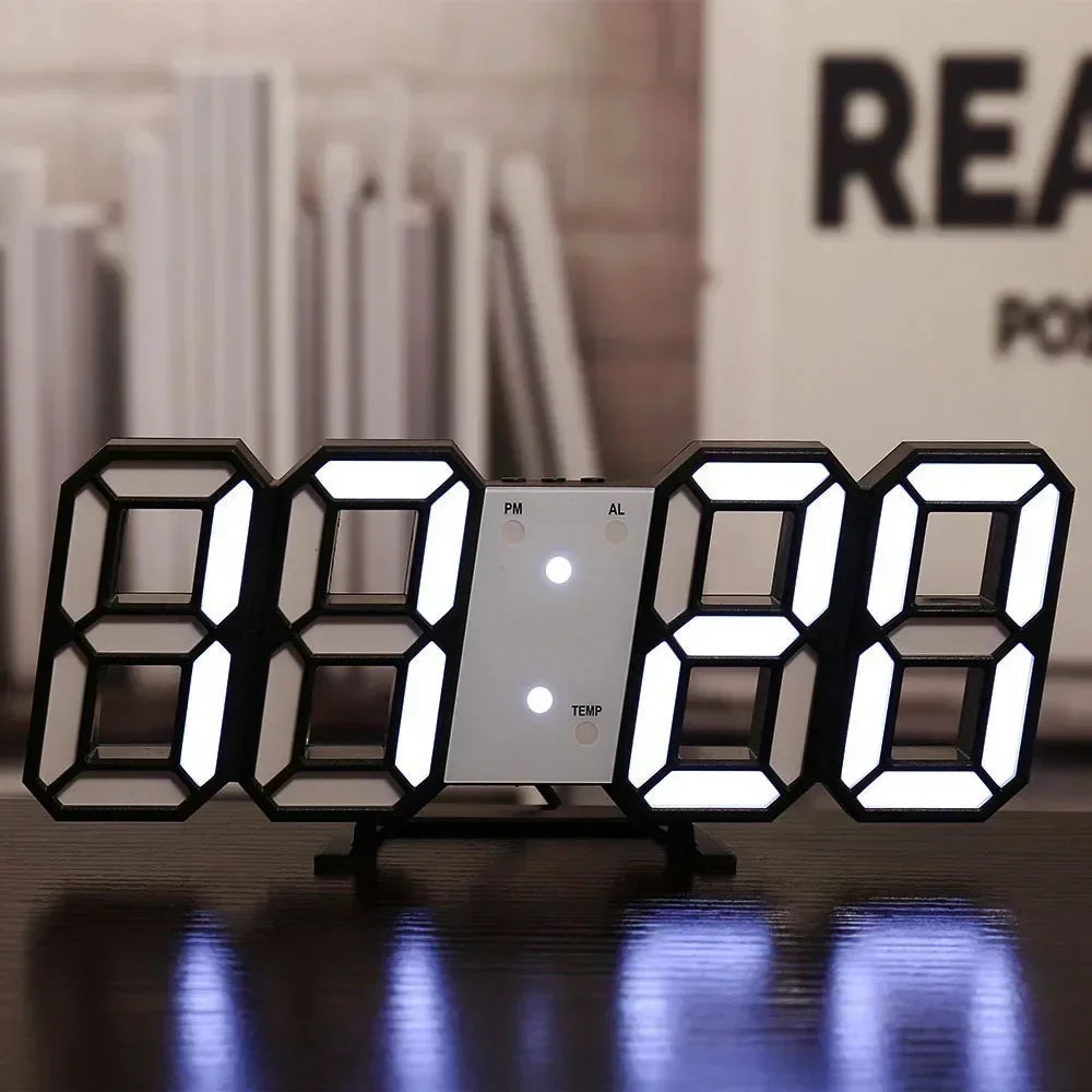 Digitale LED- Tisch-/Wanduhr für Büros und Besprechungsräume
