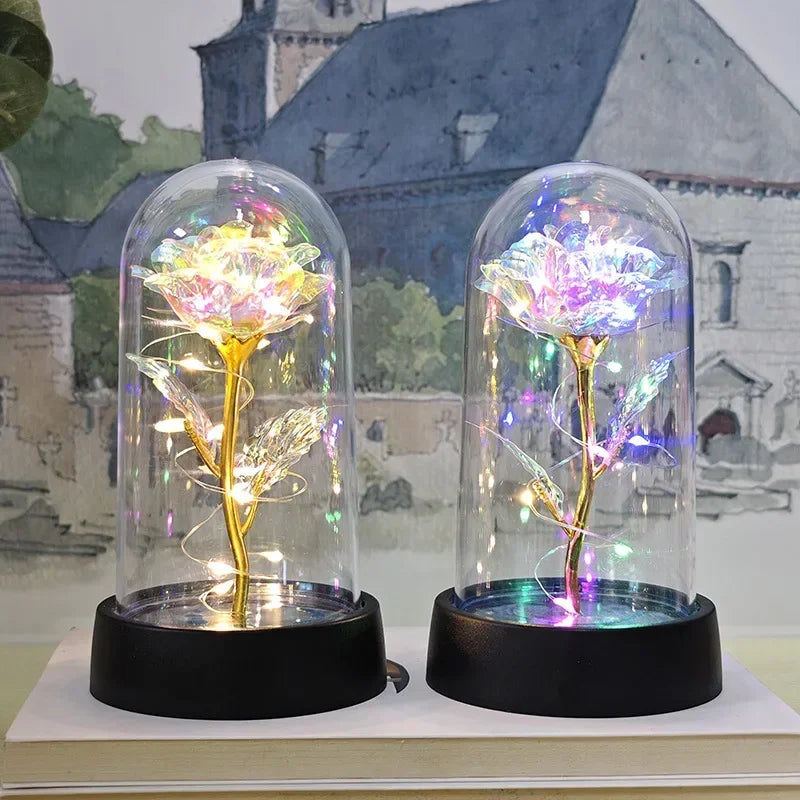 LED-Rosenlampe – Romantische Deko für Ihr Büro