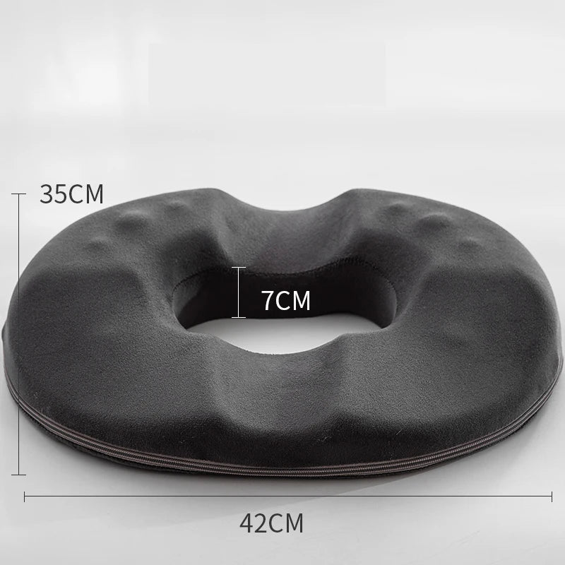 Komfort Donut Sitzkissen – Memory Foam für Steißbeinschmerzen & Mehr