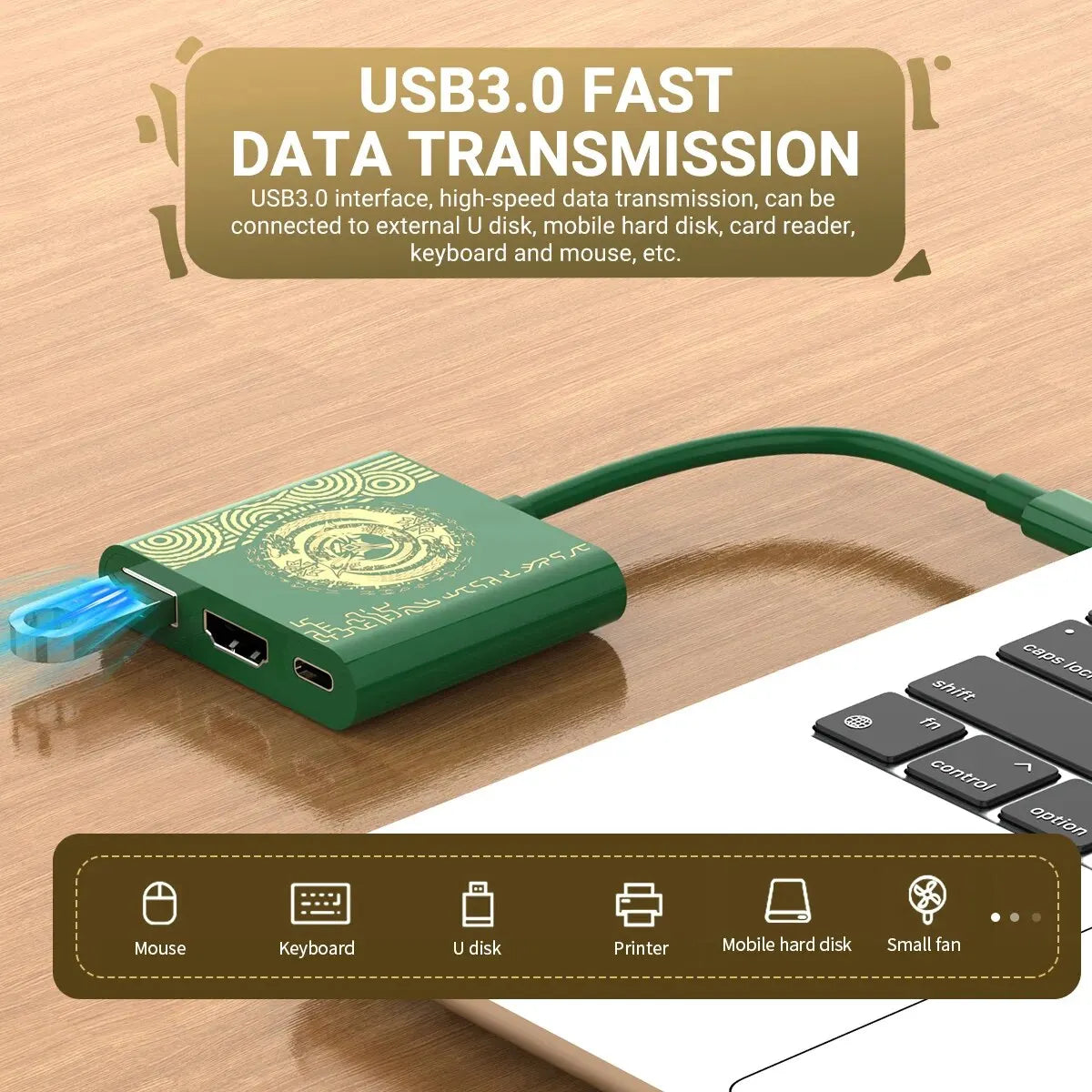 Gaming Docking Station – Ultimate 3-in-1 Hub für Nintendo Switch, Steam Deck & mehr