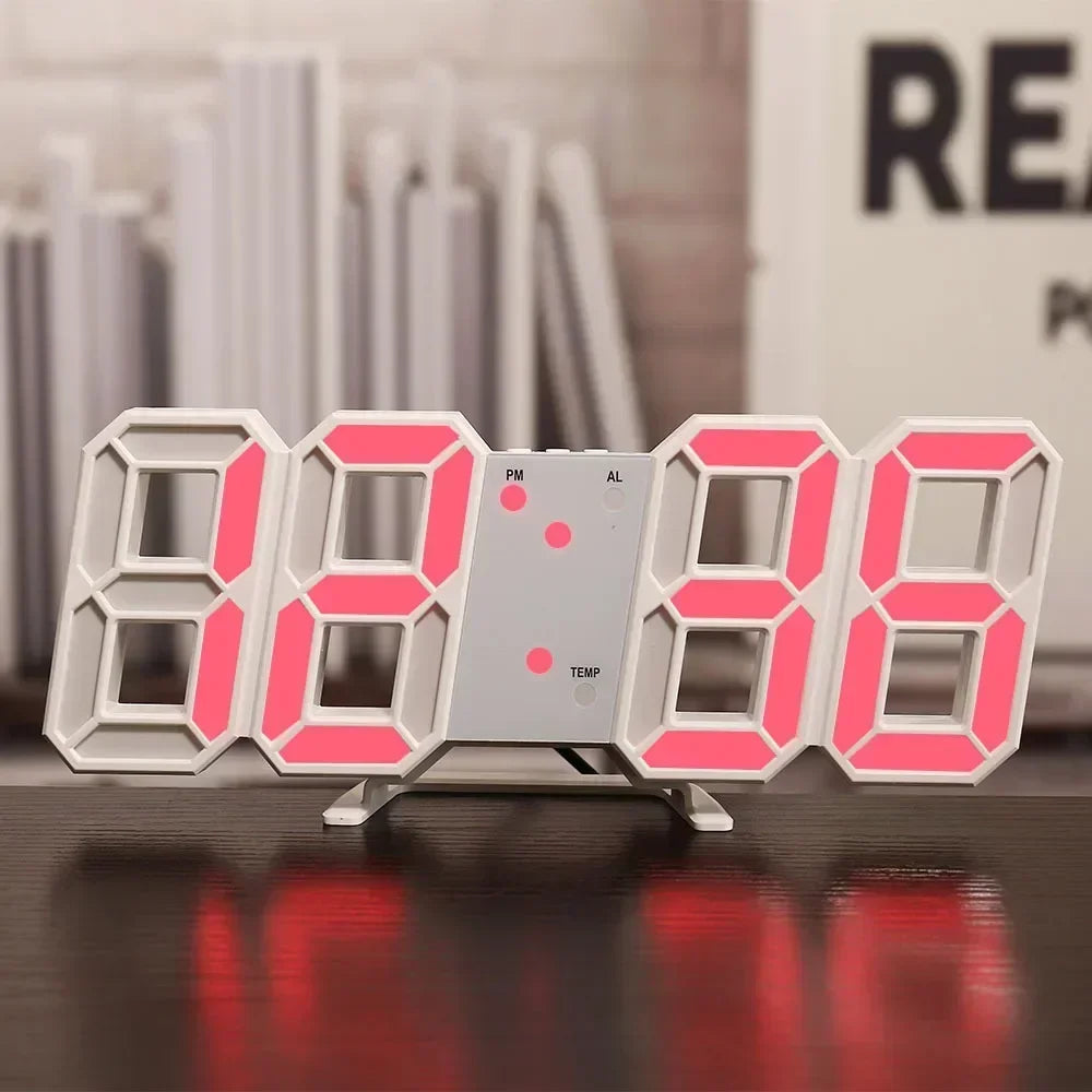 Digitale LED- Tisch-/Wanduhr für Büros und Besprechungsräume