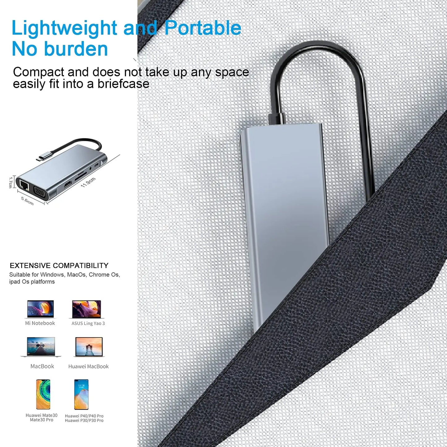 11-in-1 USB-C Docking Station – Professionelle Anschlusserweiterung