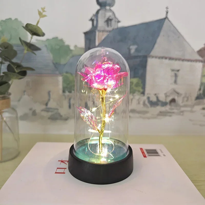 LED-Rosenlampe – Romantische Deko für Ihr Büro