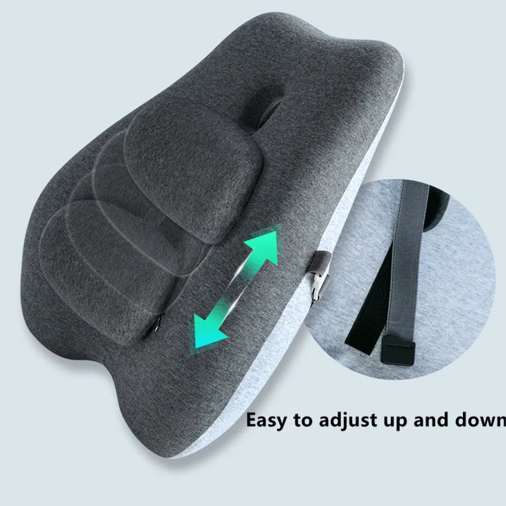 Lendenwirbelstütze für Bürostuhl – Memory Foam Kissen für Rücken und Taille