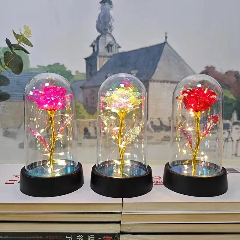 LED-Rosenlampe – Romantische Deko für Ihr Büro